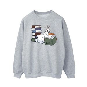 Frozen II Mens Olaf Reading Sweatshirt / Sport Grey